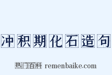 冲积期化石造句是什么意思的图片
